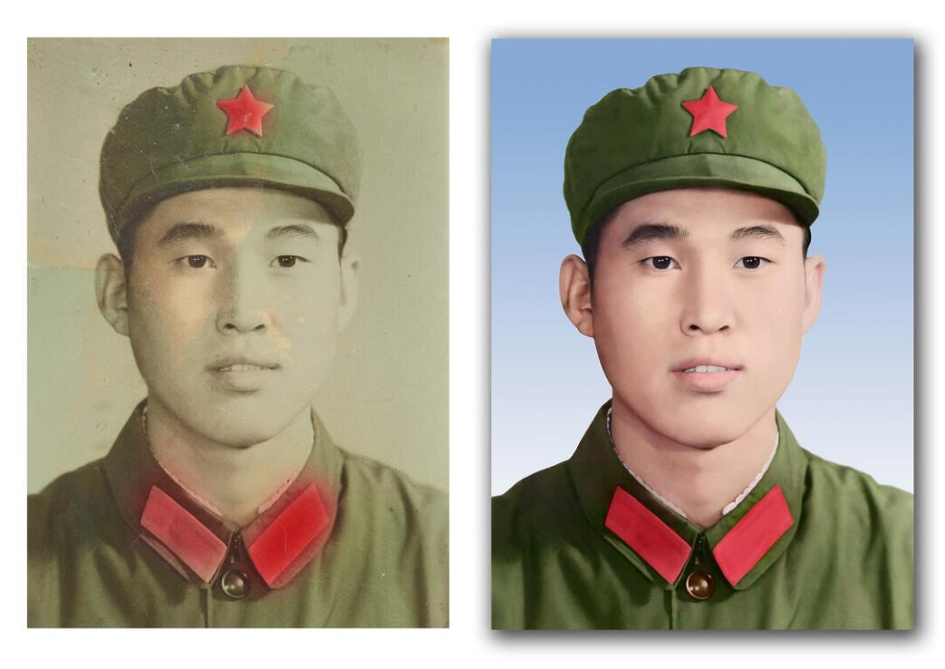 石狮破损照片修复-18